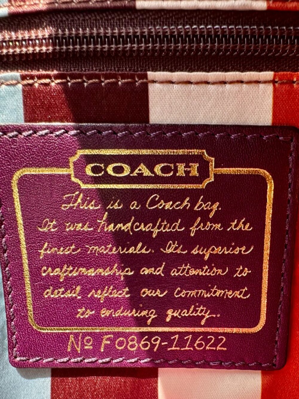 Coach Legacy Bridget Limited Ed 65th Anniv Purple Leather Shoulder Bag 11622 NWT - Picture 6 of 16